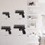 Pistolet pistolet moderne abstrait décoratif décoratif suspendu-124840258-124840260