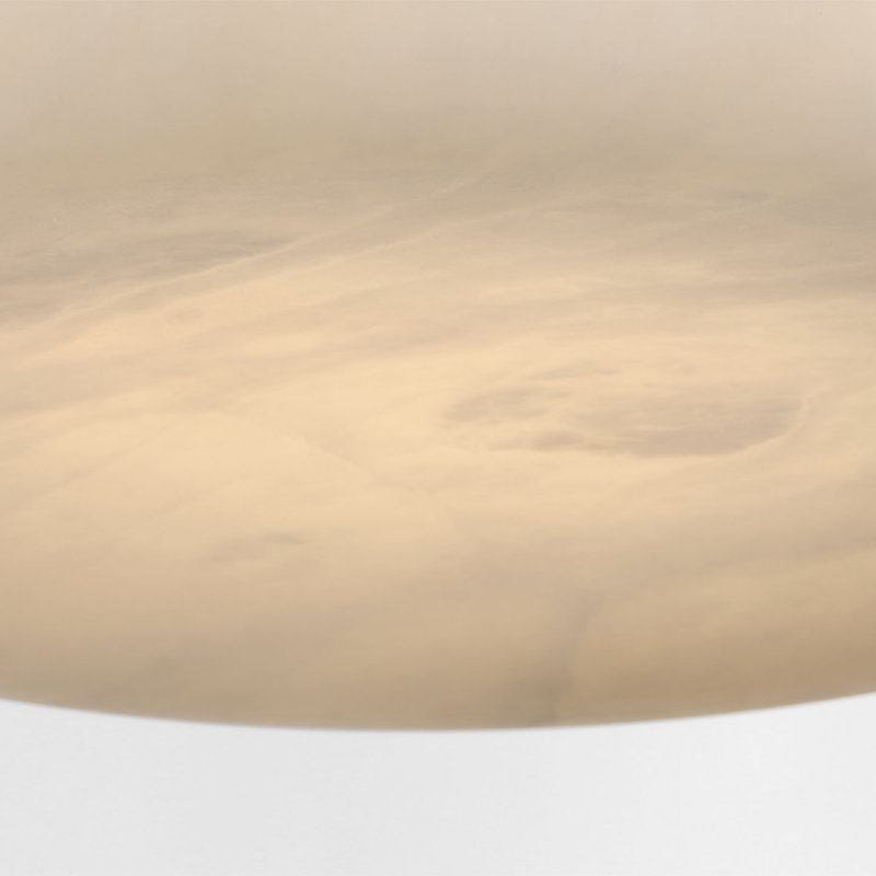 Kelly Wearstler Formosa 17" Flush Mount, Alabaster/Polished Nickel