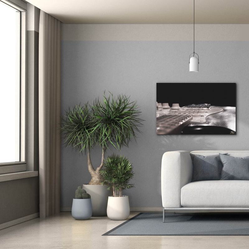 «Epic Graffiti», "Corps de guitare" par Life BeautifuLEE, art mural sur toile, 40 po x 26 po, H 26 po x l 40 po