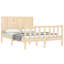Solid Wood Bed