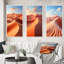«Desert Photo Sunkissed Sands», 3 pièces-796866537-796866542