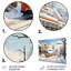 Toronto City In Winter II - City Toronto, art mural en métal MT136484-2051170153