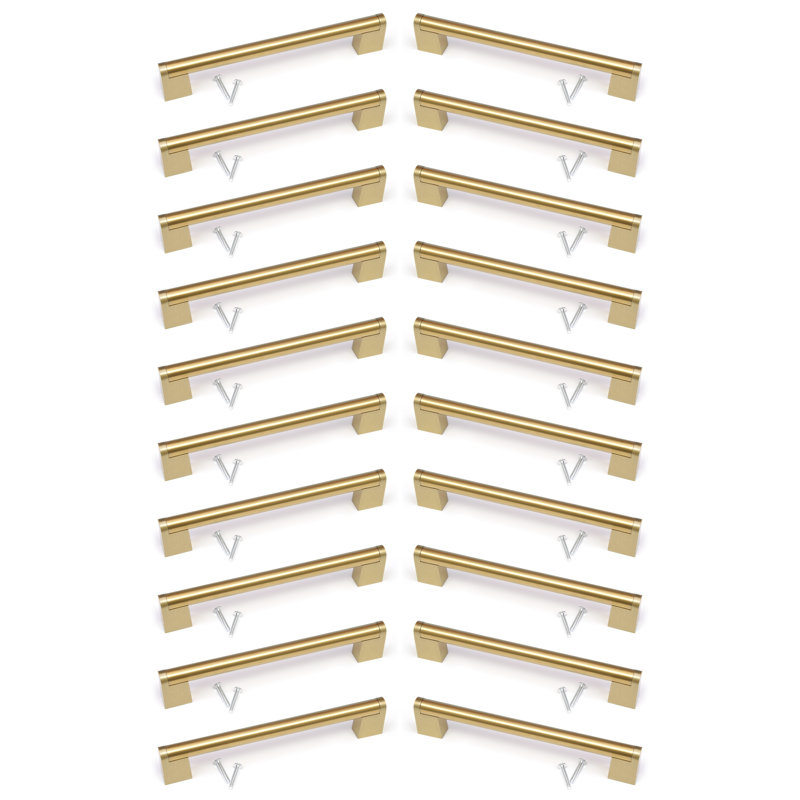 Java 20.9 cm centre Bar Handle, Brushed Gold, 192mm