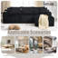 3 Seater Corduroy Sofa-298638497