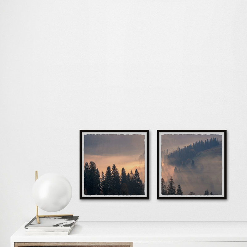 " Light Rays " 2 - Pieces, 24" H x 24" W x 1.5" D