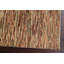 Tapis beige / rouge en laine noué à la main de conception unique 2 pi 4 po x 3 pi 11 po New Age