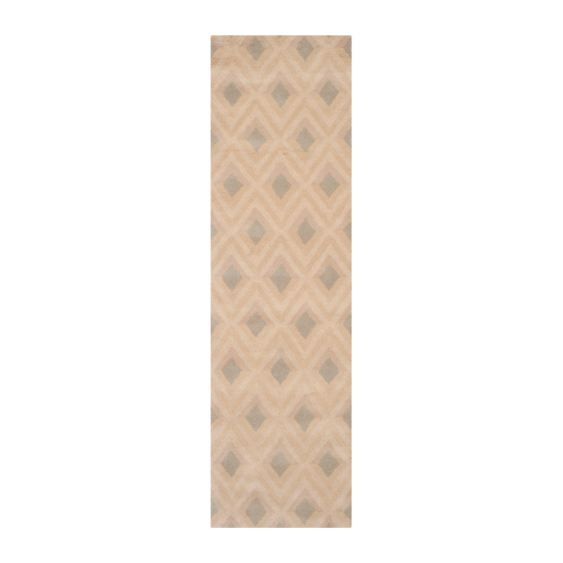 Isaac Mizrahi Hand Tufted Wool Geometric Rug, Runner 2'3" x 8'