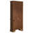 Arnoldus 78-inch 3-shelf Cabinet Bookcase Burnished Oak