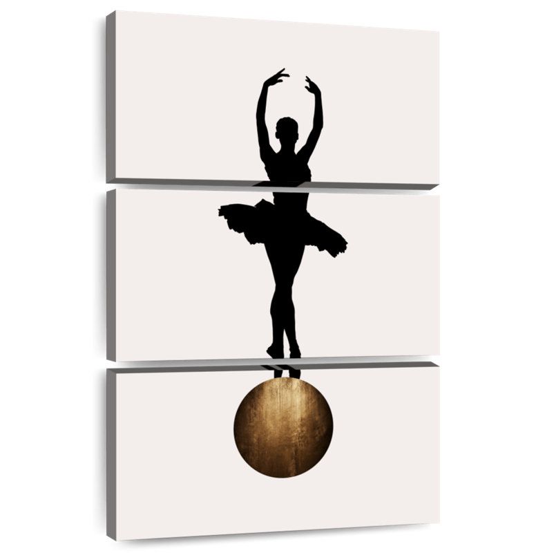 Enn Prima Ballerina Gold, 74" H x 48" W