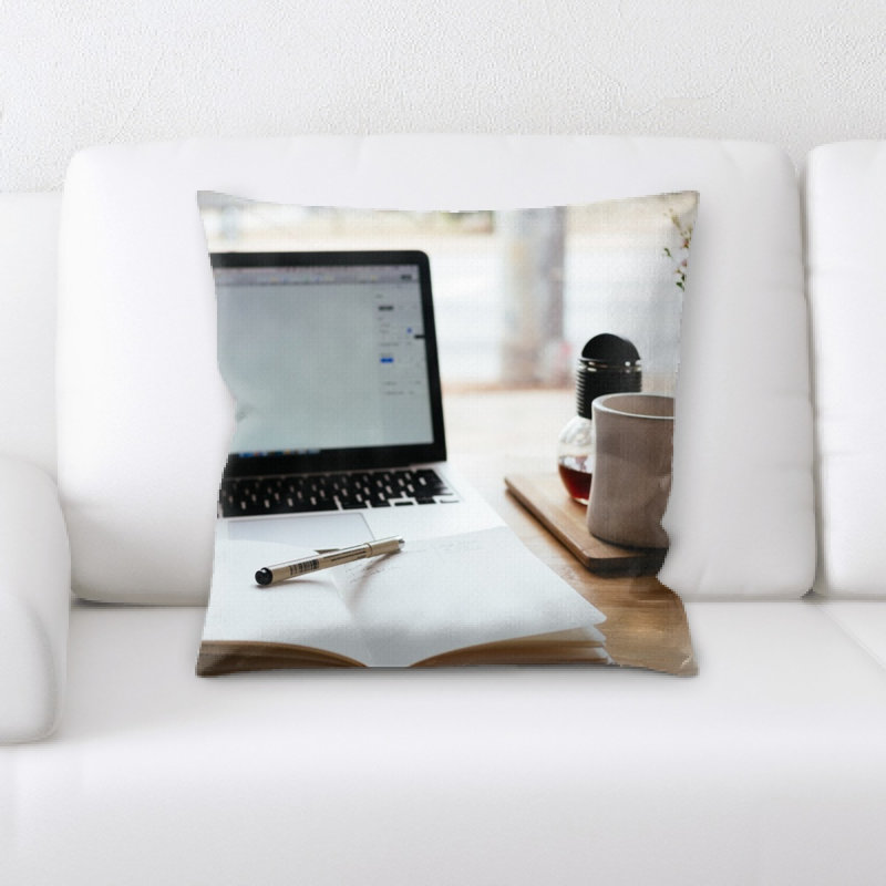 Microsuede Reversible Throw Pillow