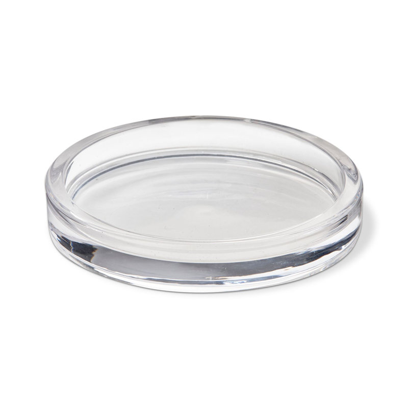 0.8'' H Glass Tabletop Dish