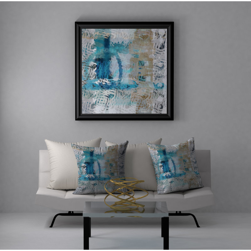 Housse de coussin carrée renommée U, 20 po x 20 po