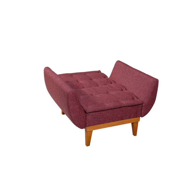 Fauteuil convertible Buckley, Rouge bordeaux