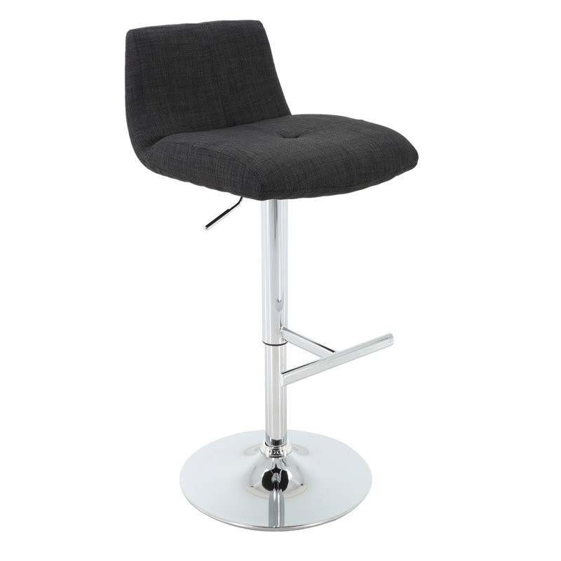 Hudson Henline Adjustable Height Swivel Bar Stool