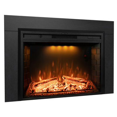 Abryelle Electric Fireplace Insert with Trim