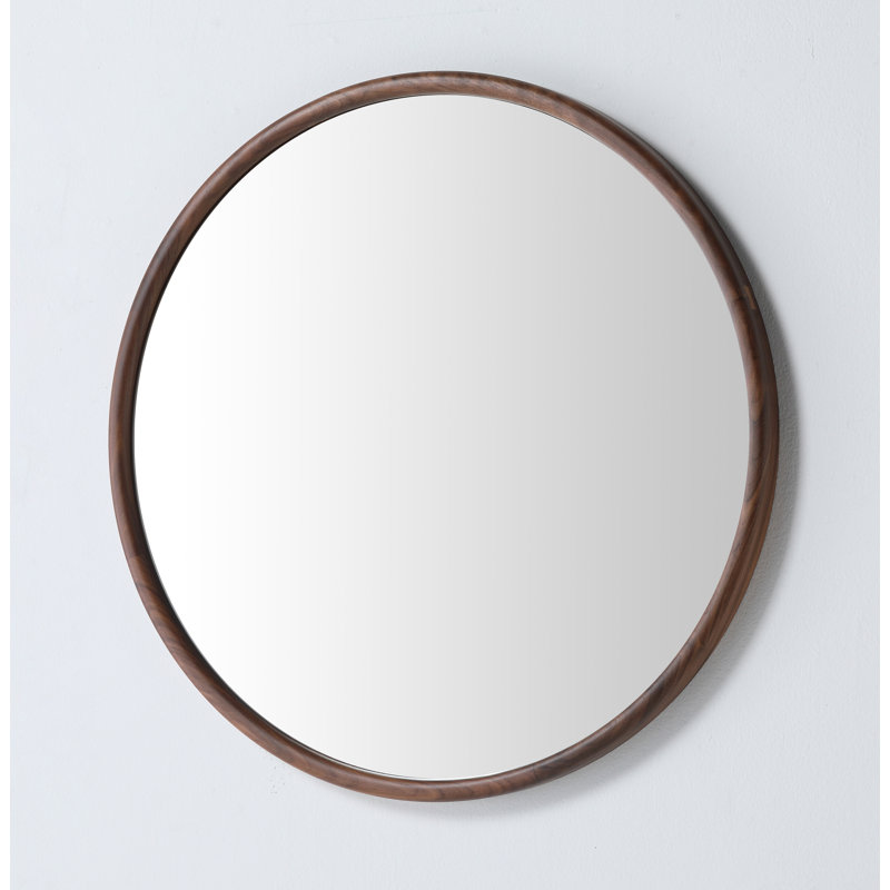 Zen , 29,52 po x 29,52 po, Rond, Noyer
