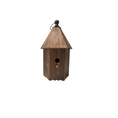 Large Hanging Wooden Birdhouse