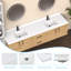 Dessus de meuble-lavabo double 84 po 84 po