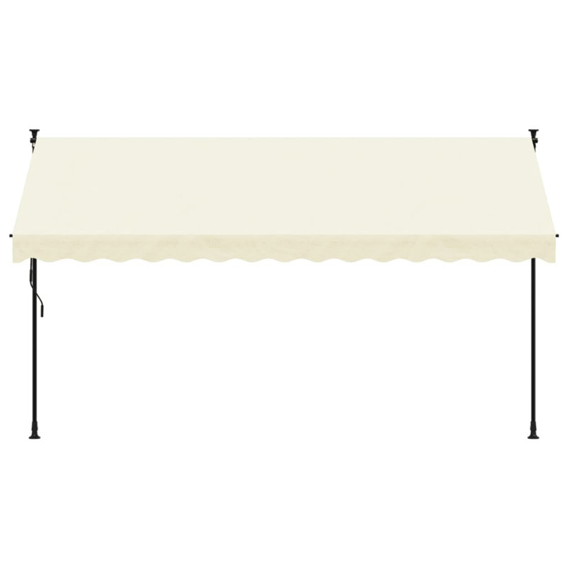 Replacement Fabric For Awning Valance, 350cm W x 150cm D, Solid Colour, Cream