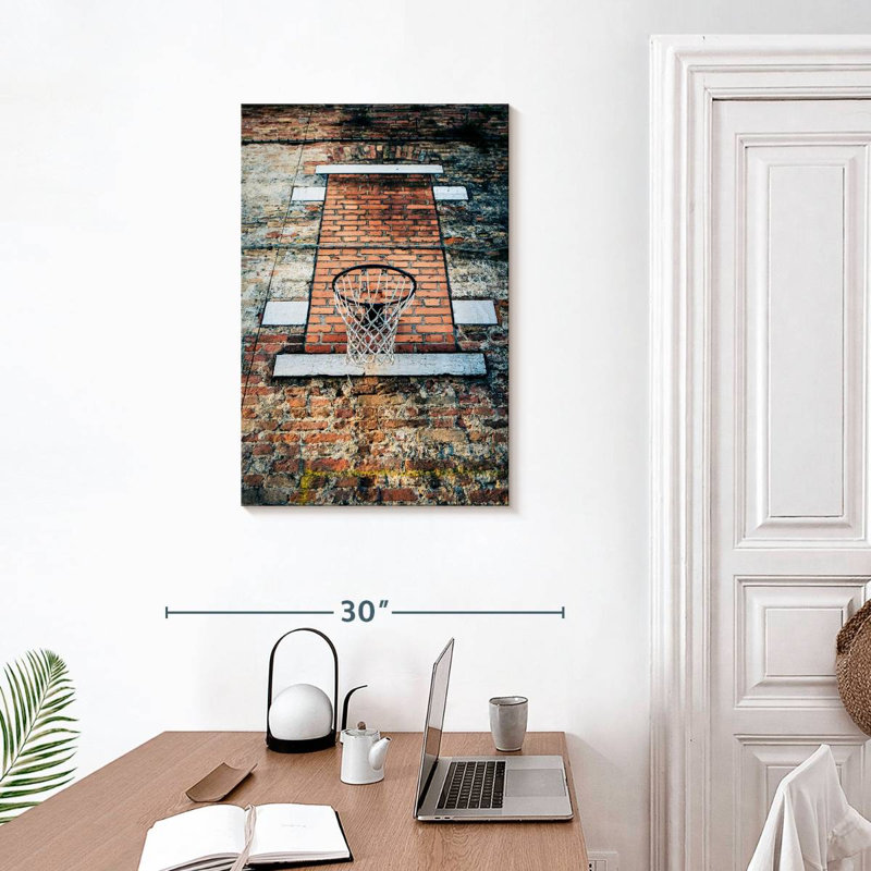 Panier de basketball style Venise, H 30 po x l 20 po