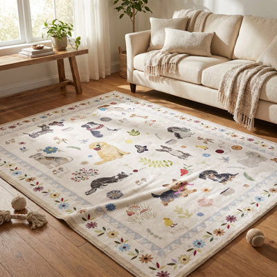 Tapis d'intérieur lavable Puppy