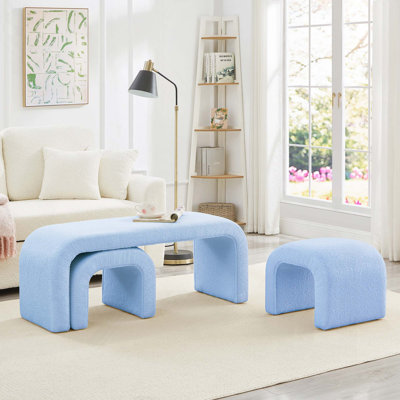 Banc 3 pièces en forme de U