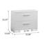 Vyara Bedroom Set in Glossy White-297341433-298968700