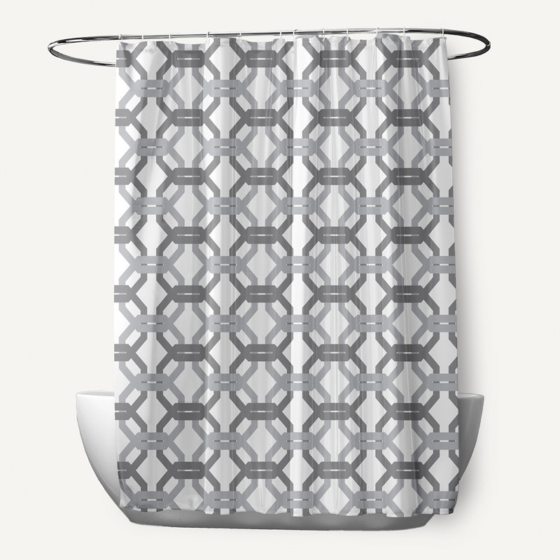 Rideau de douche Joslin, Gris classique