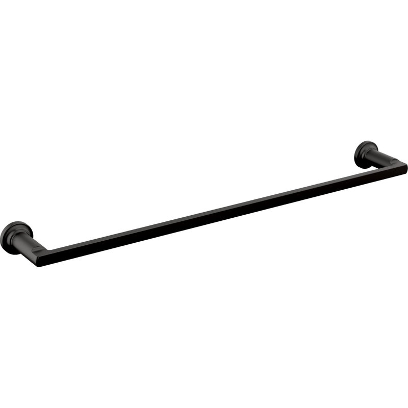 Accessoire de quincaillerie pour porte-serviettes 24 po Tetra, Noir mat