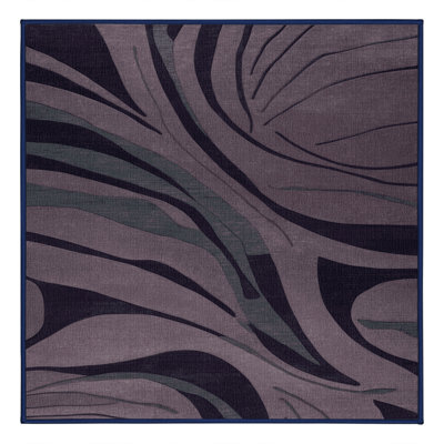 Tapis mauve lavable à la machine