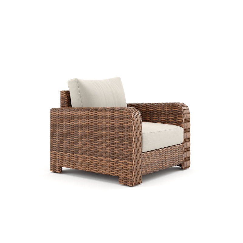 Chaise de patio avec coussins sunbrella Nico