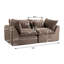 Canapé modulaire surdimensionné 74,8 po Cloud Kouch, 2 places, kaki-253936746