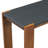 Uniquely Designed Oak Veneer Console Table with Distinctive Side Shapes, Suitable for Entryway, Hallway, Living Room, Foyer, Corridor-1362819773