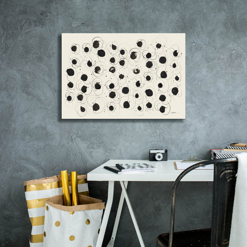 «Round Seven Deluxe» par Shirley Novak, art mural sur toile, H 18 po x l 26 po x P 0,75 po