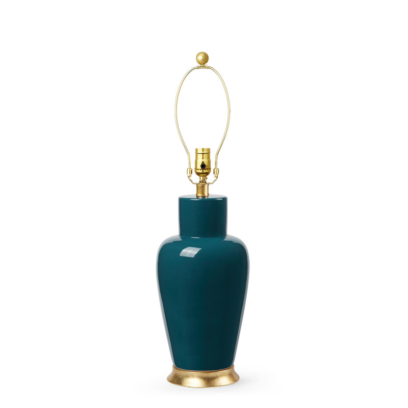 Kylie Lamp Without Shade, Dark Teal