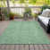 Washable Floral Indoor / Outdoor Rug