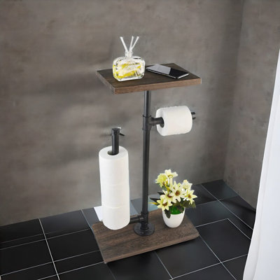 Porte-papier hygiénique sur pied