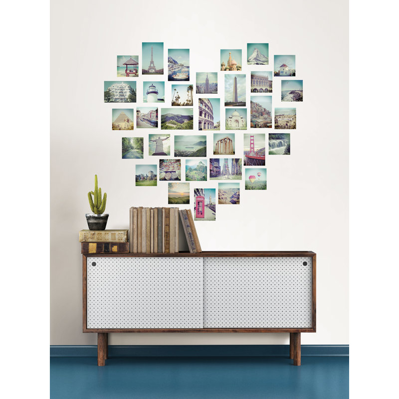 Abstract Non-Wall Damaging Wall Decal