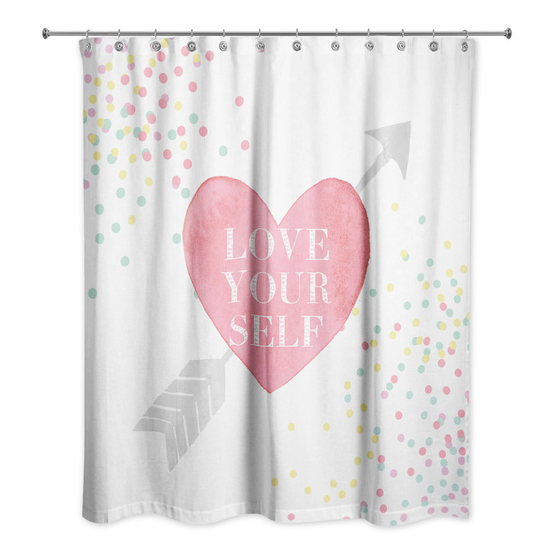 Rideau de douche simple de style CLID