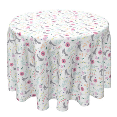 Round Cotton Tablecloth