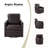 Avalise Faux Leather Swivel Armchair-1966951161