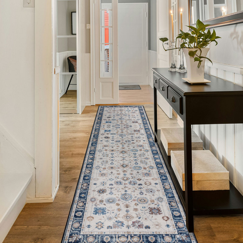 Tapis lavable à la machine LENORE, Rectangle 2 pi 6 po x 9 pi