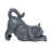 Playful Cat Stretching Statue