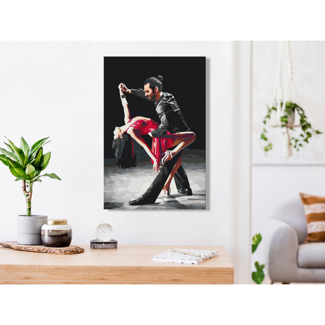 Leinwandbild Ballroom Dance - Malen nach Zahlen