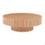 Table basse ronde en bois 35,43 po-1868342330