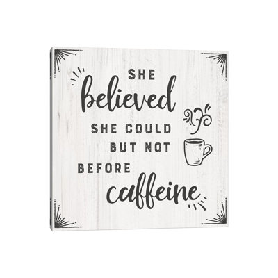 Caffiene - Print on Canvas
