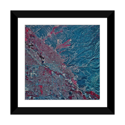 «Boise, Idaho» par Stocktrek Images - Reproduction d'art graphique sur toile