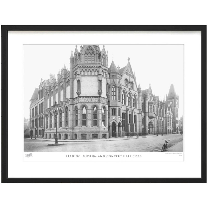Reading, Museum And Concert Hall C1900 by Francis Frith - Single Picture Frame Print, 60cm H x 80cm W x 2.3cm D