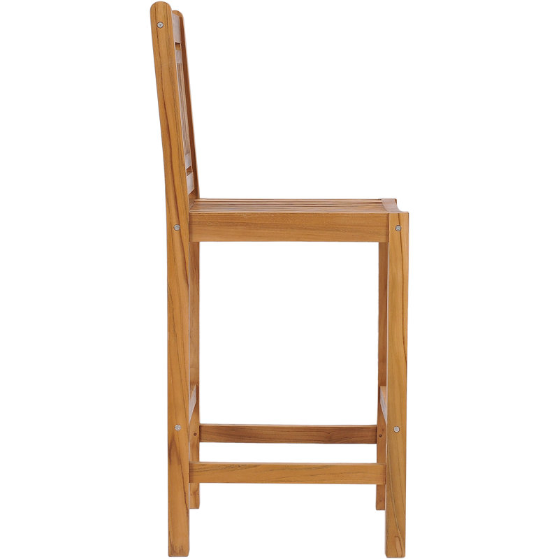 Maldives Outdoor Teak Bar Stool