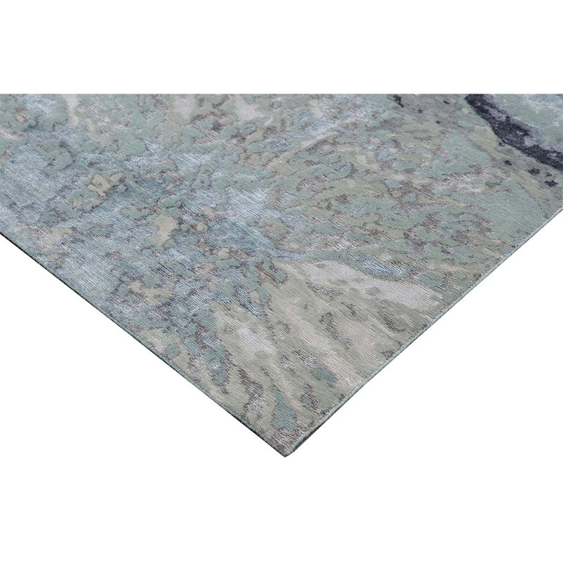 Handmade Wool Abstract Area Rug, Rectangle 8'1" x 10'1"